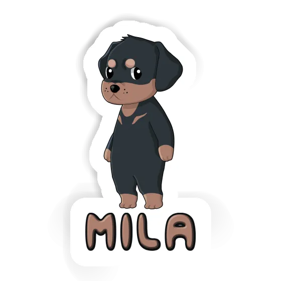 Mila Autocollant Rottweiler Gift package Image