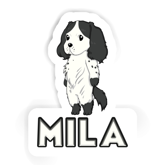 Mila Autocollant Épagneul Gift package Image