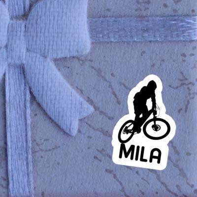 Mila Sticker Downhiller Laptop Image