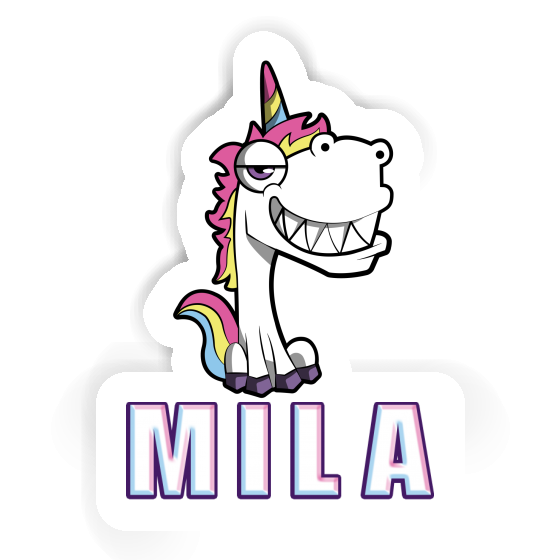 Sticker Mila Grinning Unicorn Gift package Image