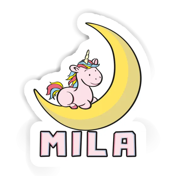 Mila Autocollant Licorne Notebook Image