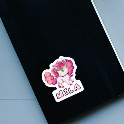 Unicorn Sticker Mila Notebook Image