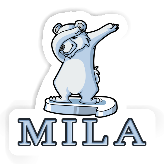 Sticker Mila Bear Gift package Image