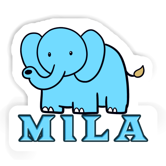 Sticker Elephant Mila Laptop Image