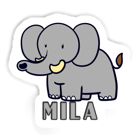 Sticker Mila Elephant Laptop Image