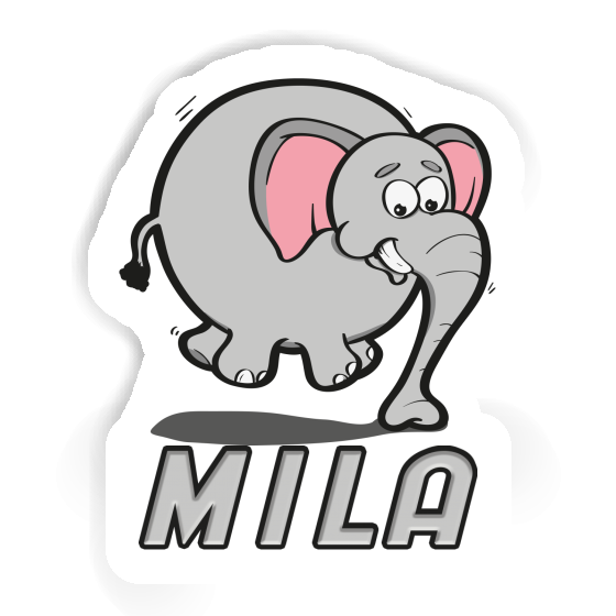 Éléphant Autocollant Mila Image