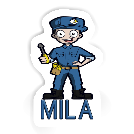 Electrician Sticker Mila Gift package Image