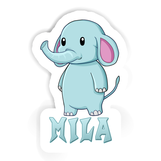 Elephant Sticker Mila Laptop Image