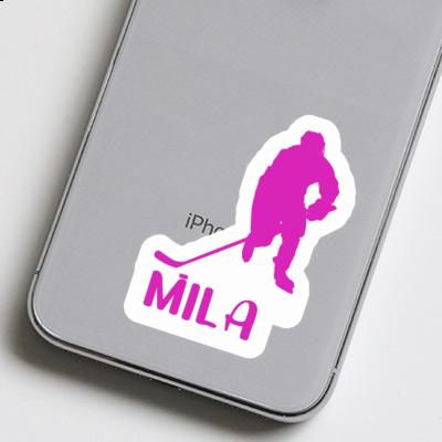 Joueuse de hockey Autocollant Mila Image