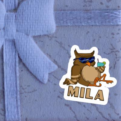 Mila Sticker Cool Owl Image