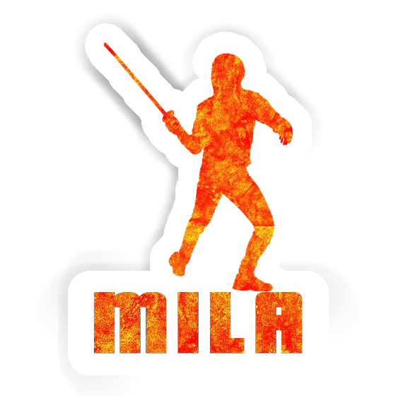 Fencer Sticker Mila Notebook Image