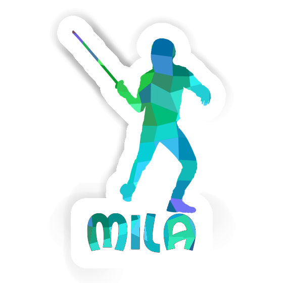 Mila Sticker Fencer Gift package Image