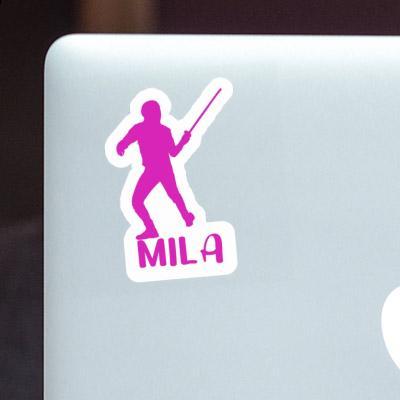 Sticker Fencer Mila Notebook Image