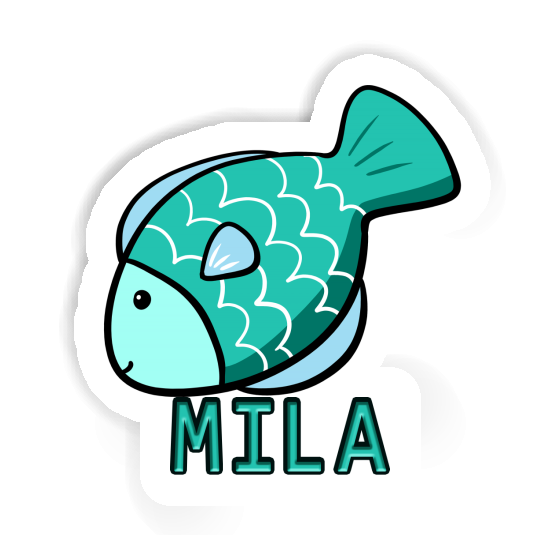 Sticker Mila Fish Notebook Image