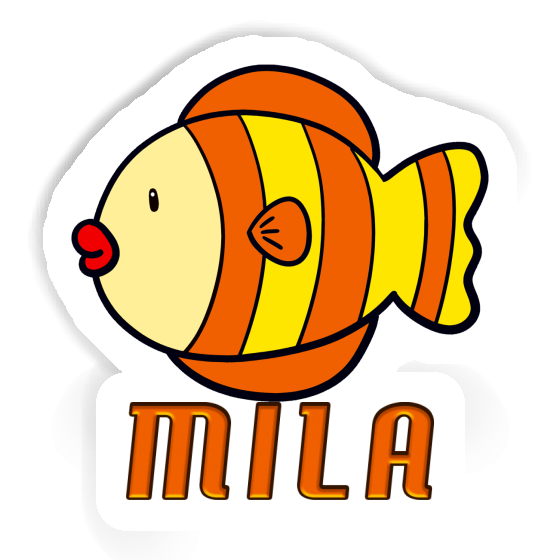 Fish Sticker Mila Laptop Image