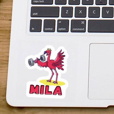 Sticker Weight Lifter Mila Gift package Image