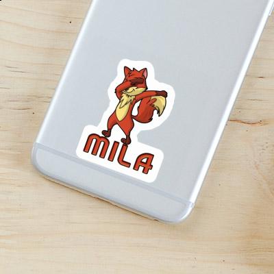 Sticker Dabbing Fox Mila Laptop Image