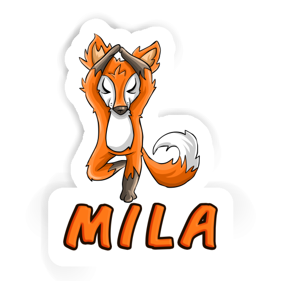 Yoga Fox Sticker Mila Gift package Image