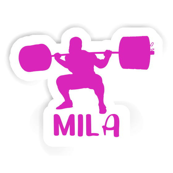 Sticker Weightlifter Mila Image