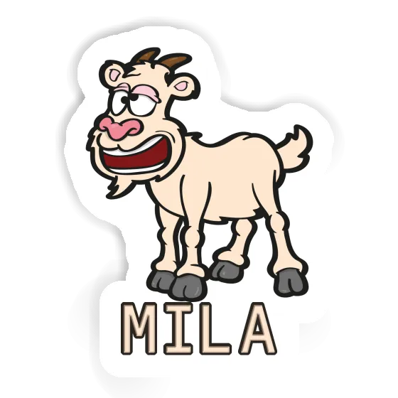 Mila Autocollant Chèvre Image