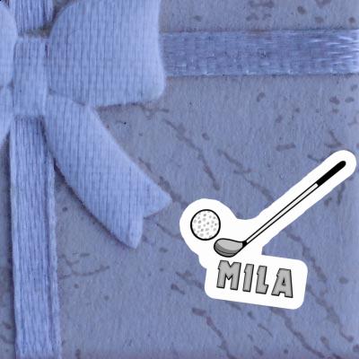 Golf Club Sticker Mila Laptop Image