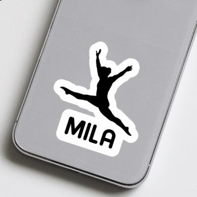 Gymnast Sticker Mila Laptop Image