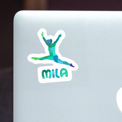 Sticker Mila Gymnast Notebook Image