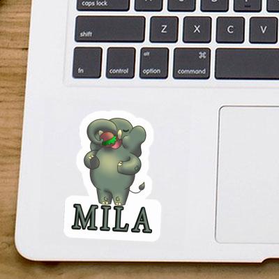 Sticker Mila Elephant Laptop Image