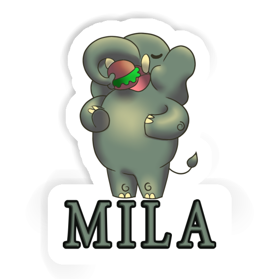 Sticker Mila Elephant Gift package Image