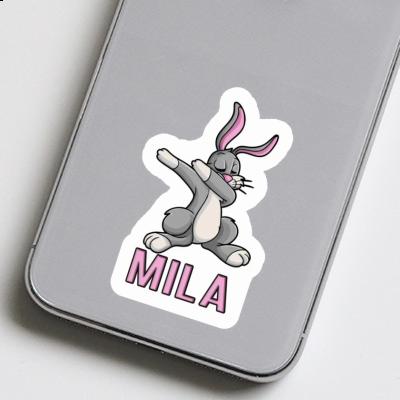 Autocollant Lapin Mila Notebook Image