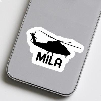 Sticker Mila Helicopter Notebook Image