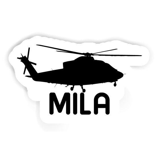 Sticker Mila Helicopter Laptop Image