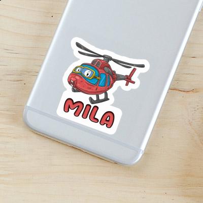 Helicopter Sticker Mila Laptop Image