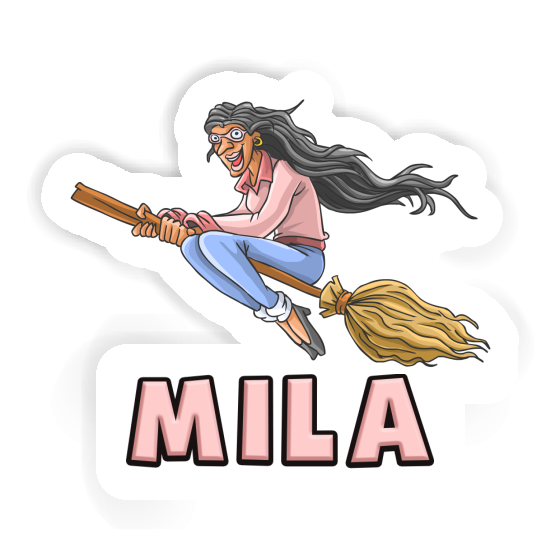 Sticker Hexe Mila Notebook Image