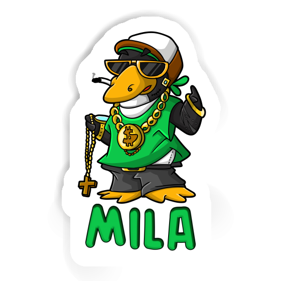 Sticker Hip-Hop Penguin Mila Image