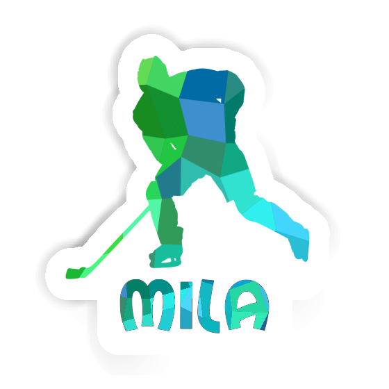 Sticker Mila Hockey Player Image