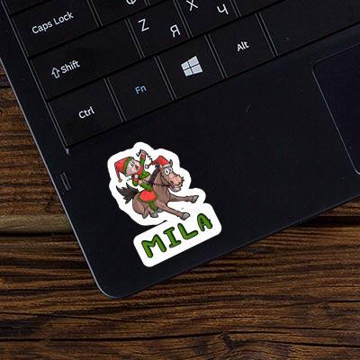 Sticker Mila Weihnachtspferd Laptop Image