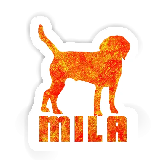 Autocollant Chien Mila Notebook Image