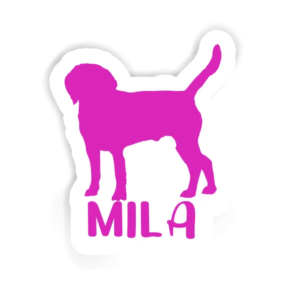 Autocollant Chien Mila Notebook Image