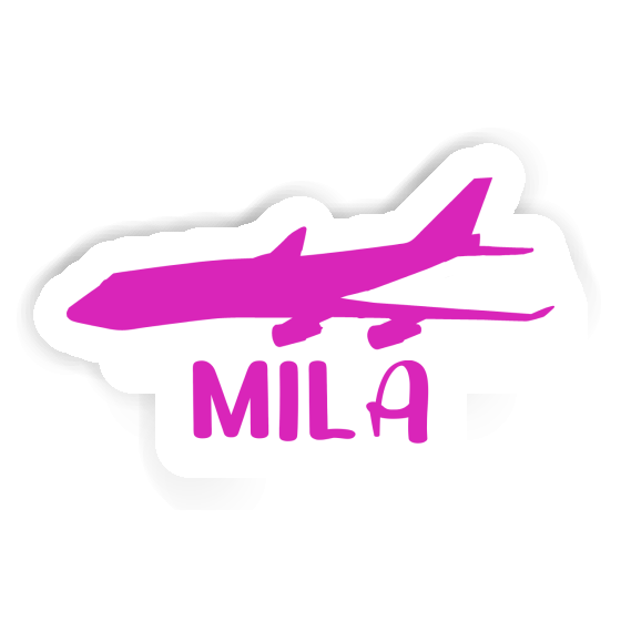 Sticker Jumbo-Jet Mila Laptop Image