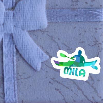 Kayaker Sticker Mila Notebook Image