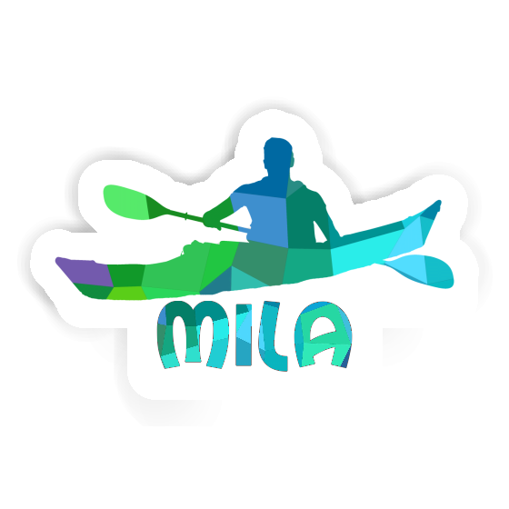 Kayaker Sticker Mila Notebook Image