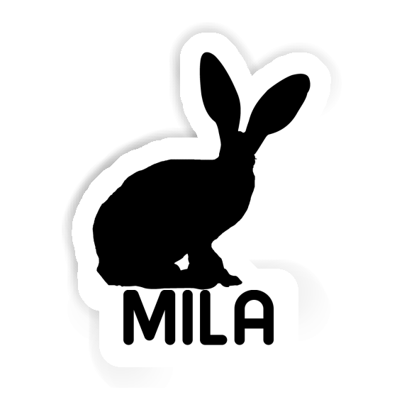 Aufkleber Hase Mila Laptop Image