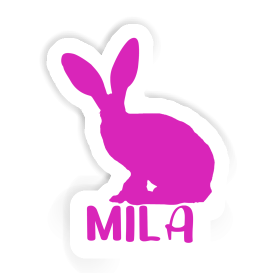 Rabbit Sticker Mila Notebook Image