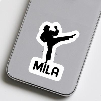 Karateka Sticker Mila Notebook Image