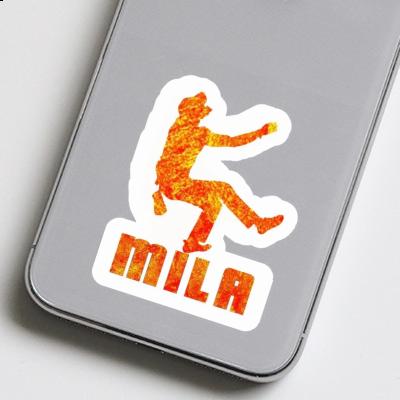 Mila Aufkleber Kletterer Laptop Image