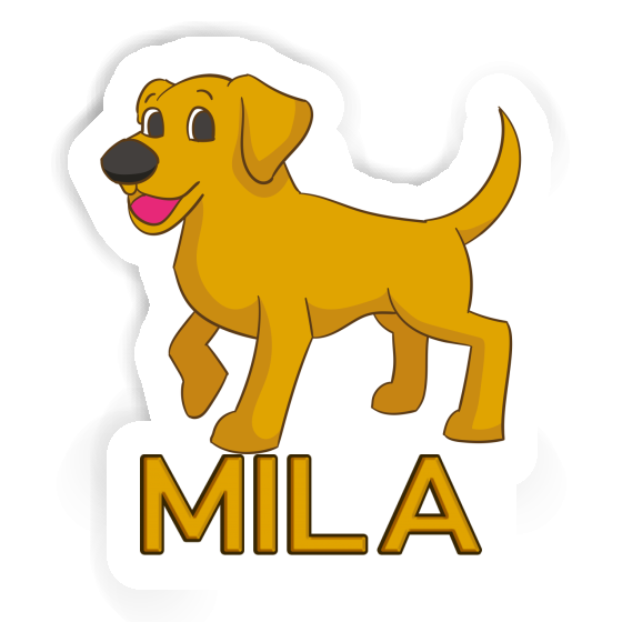 Sticker Mila Hund Laptop Image