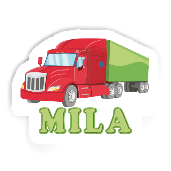 Sticker Articulated lorry Mila Image