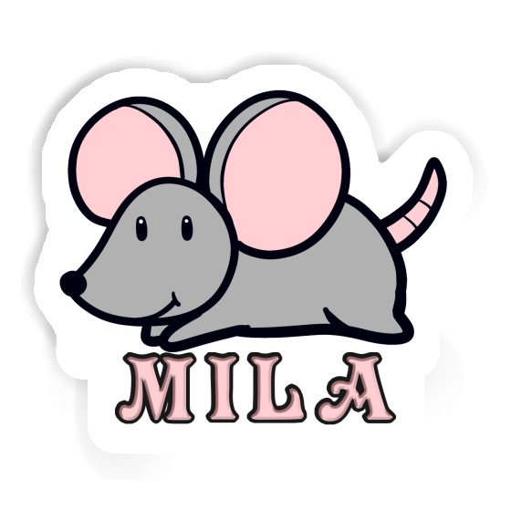 Sticker Mila Mouse Notebook Image