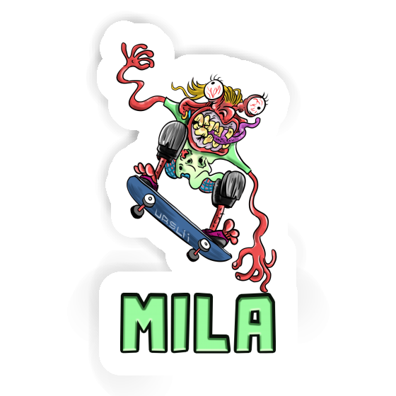 Sticker Skater Mila Laptop Image